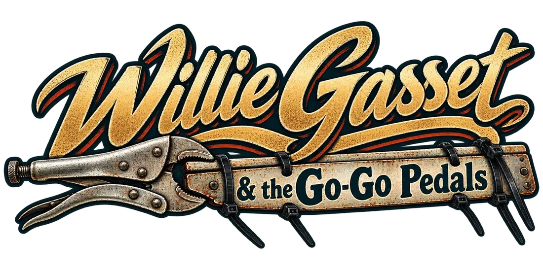 Willie Gasset and the Go-Go Pedals logo