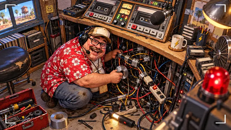 Cable surgery under the desk
