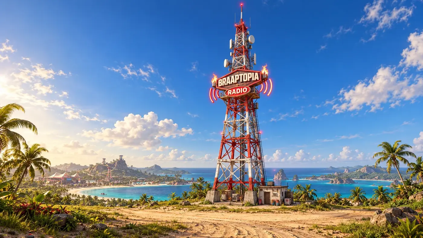 The Braaptopia Radio tower